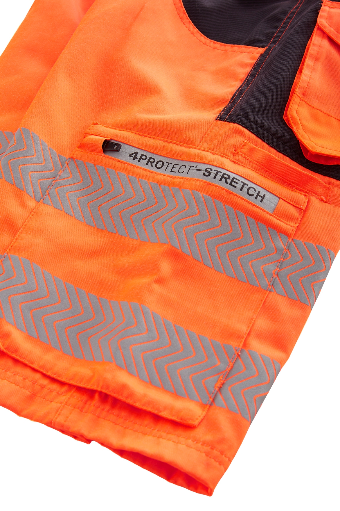 4PROTECT® Warnschutz-Shorts PATERSON leuchtorange