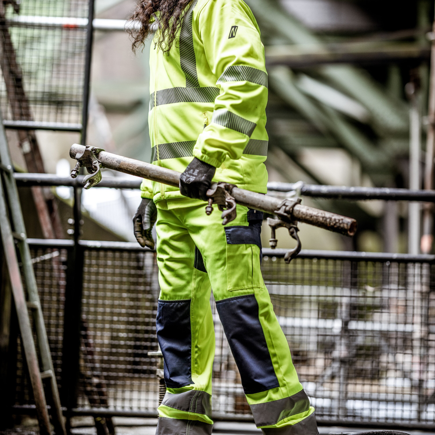 Warnschutz-Bundhose MOTION TEX VIZ lange Warn-Arbeitshose