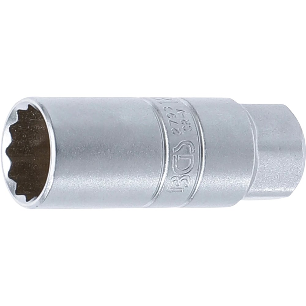Zündkerzen-Einsatz Zwölfkant, Antrieb Innenvierkant 10 mm (3/8"), SW 18 mm