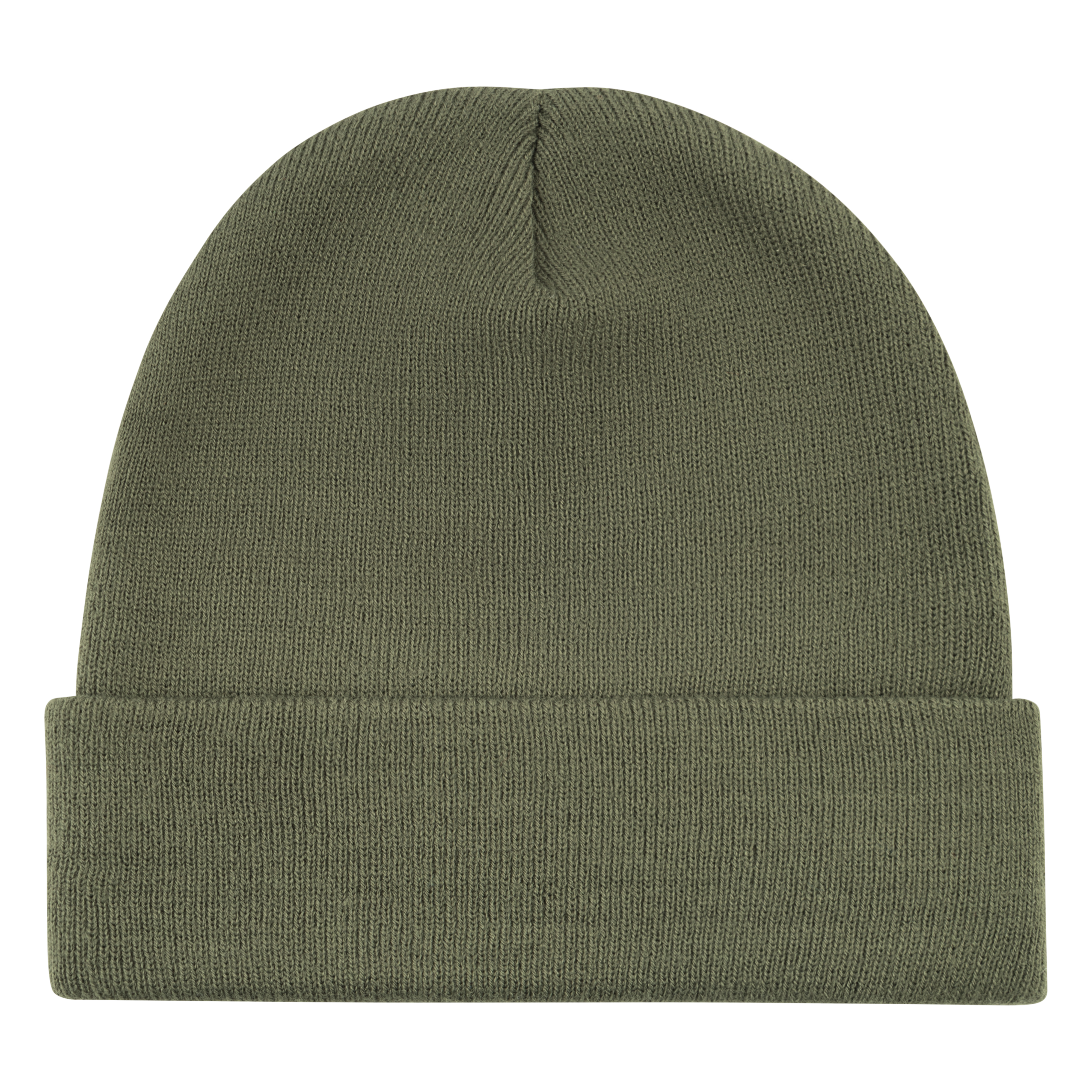 Strickmütze mit Patch