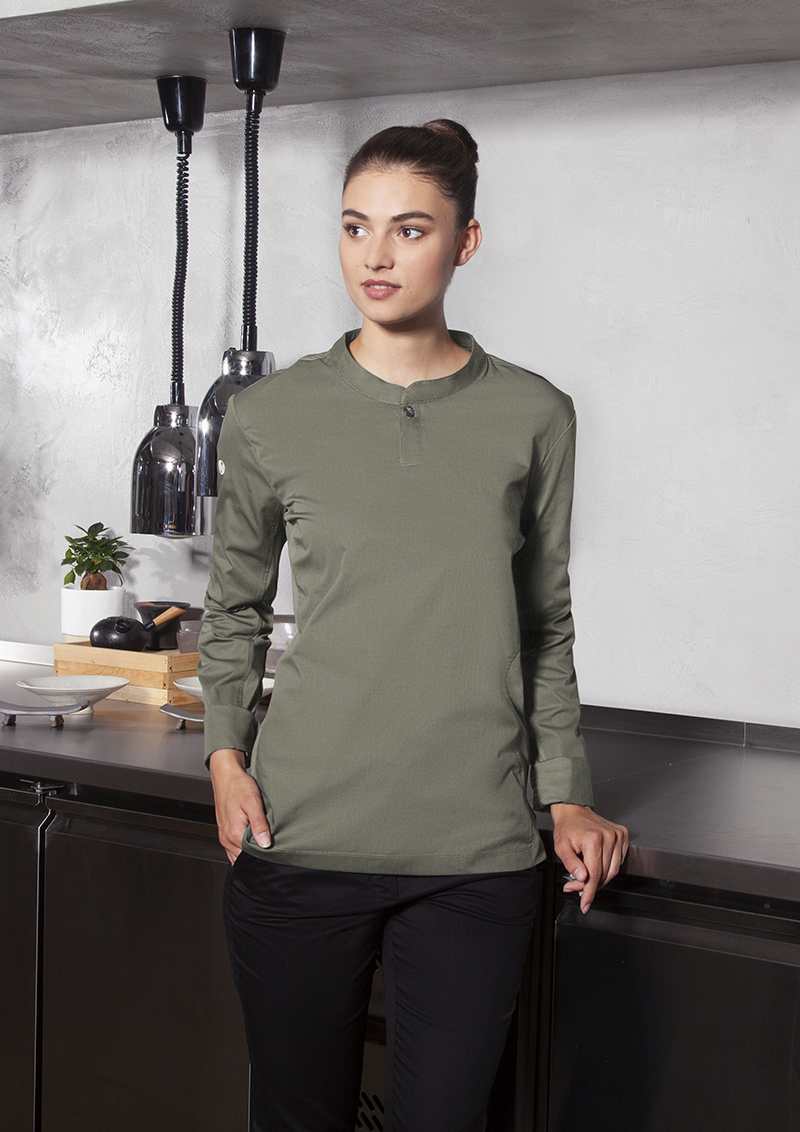 Langarm Damen-Arbeitsshirt Performance