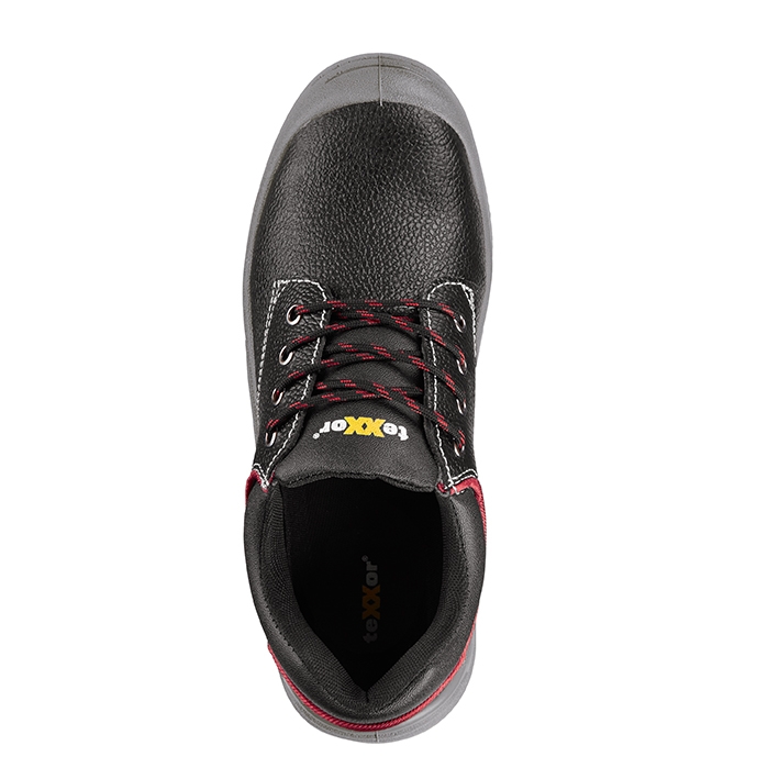 teXXor® S3-Sicherheitshalbschuhe NIZZA schwarz/rot