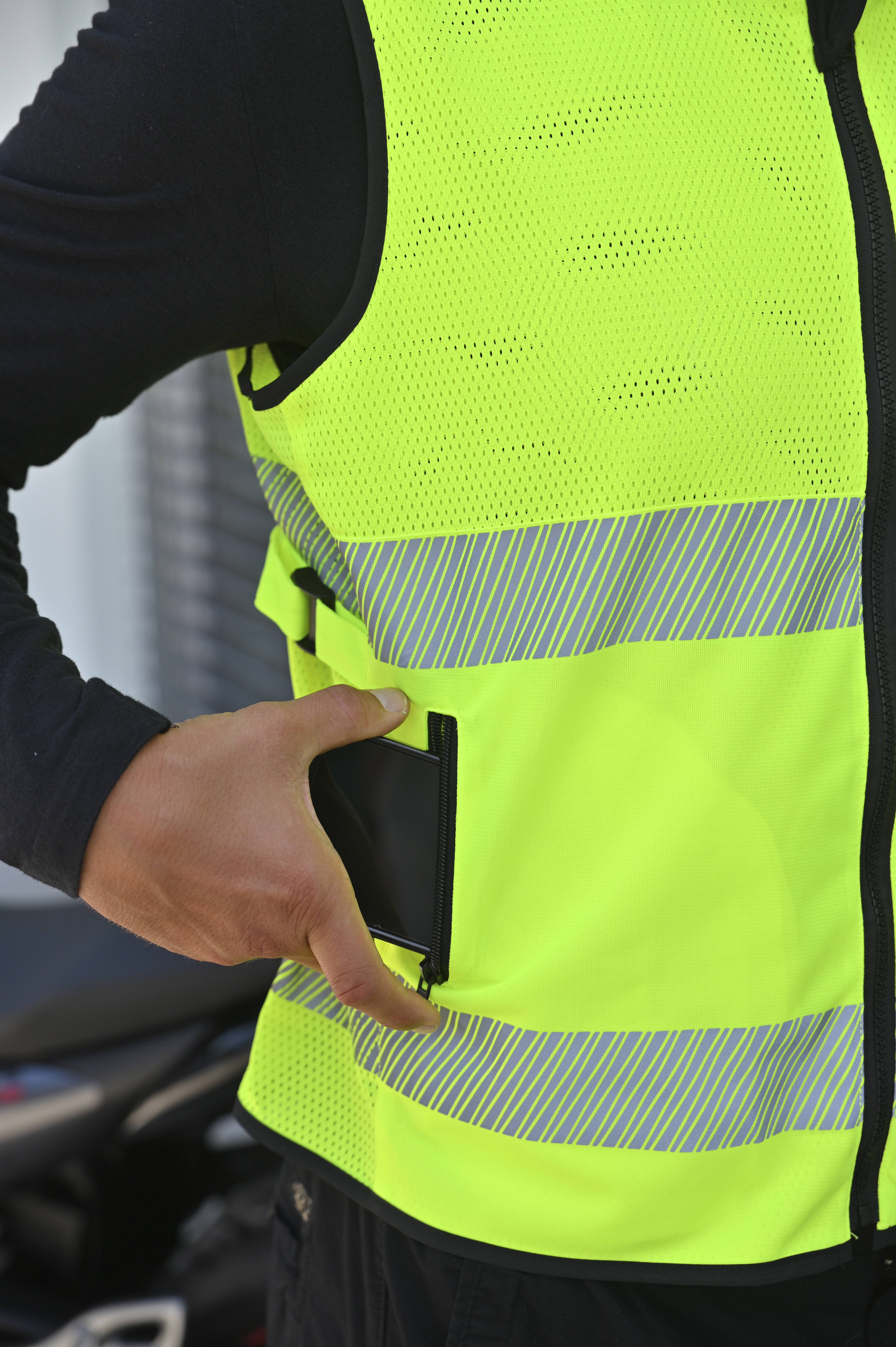 Weste – Hi-Vis Mesh Motorcycle Safety Vest “Naxos”