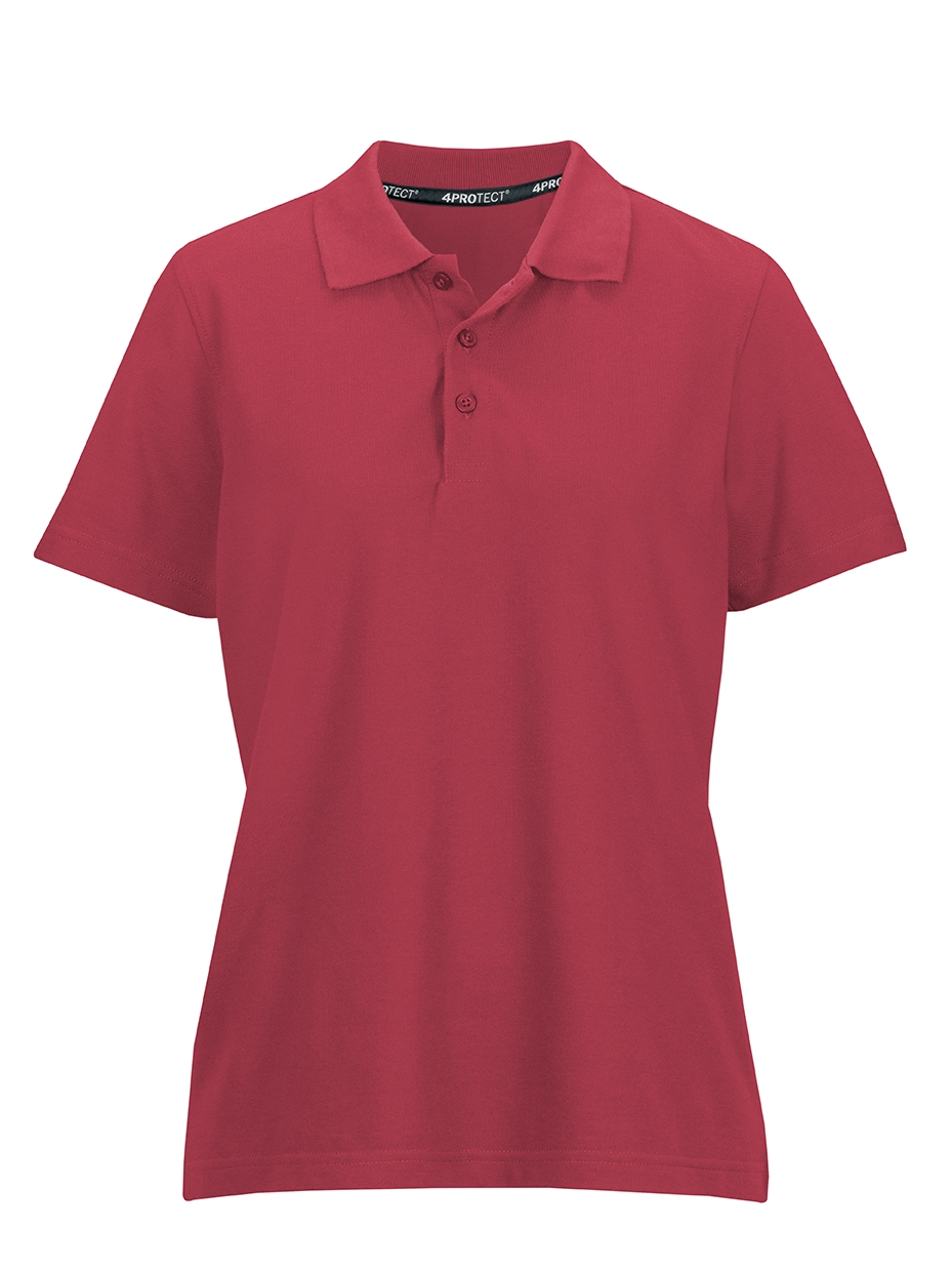 4PROTECT® Polo-Shirt Damen rot