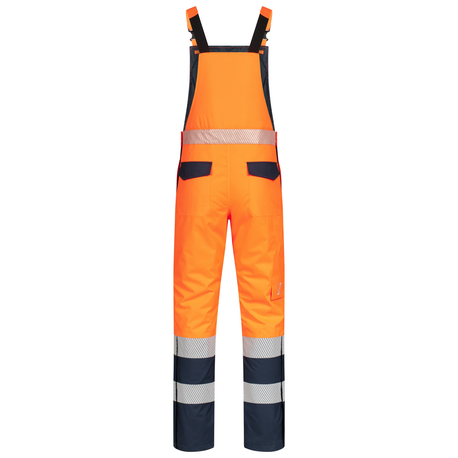 Warn-Winterlatzhose MOTION TEX VIZ neonorange / marineblau