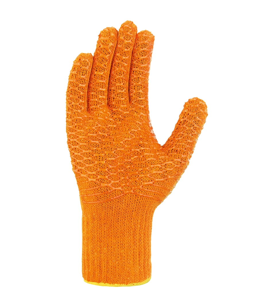teXXor® Grobstrick-Handschuhe CRISS CROSS orange