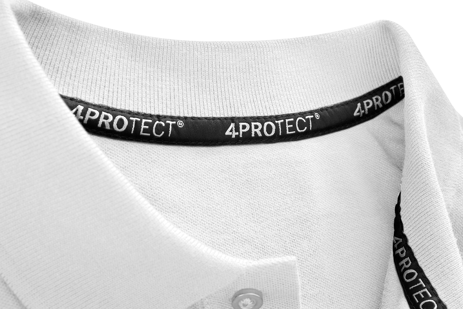 4PROTECT® Polo-Shirt Herren weiss