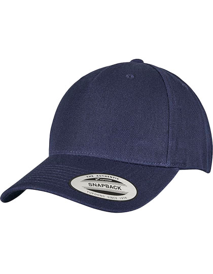 YP Classics 5-Panel Premium Curved Visor Snapback Cap
