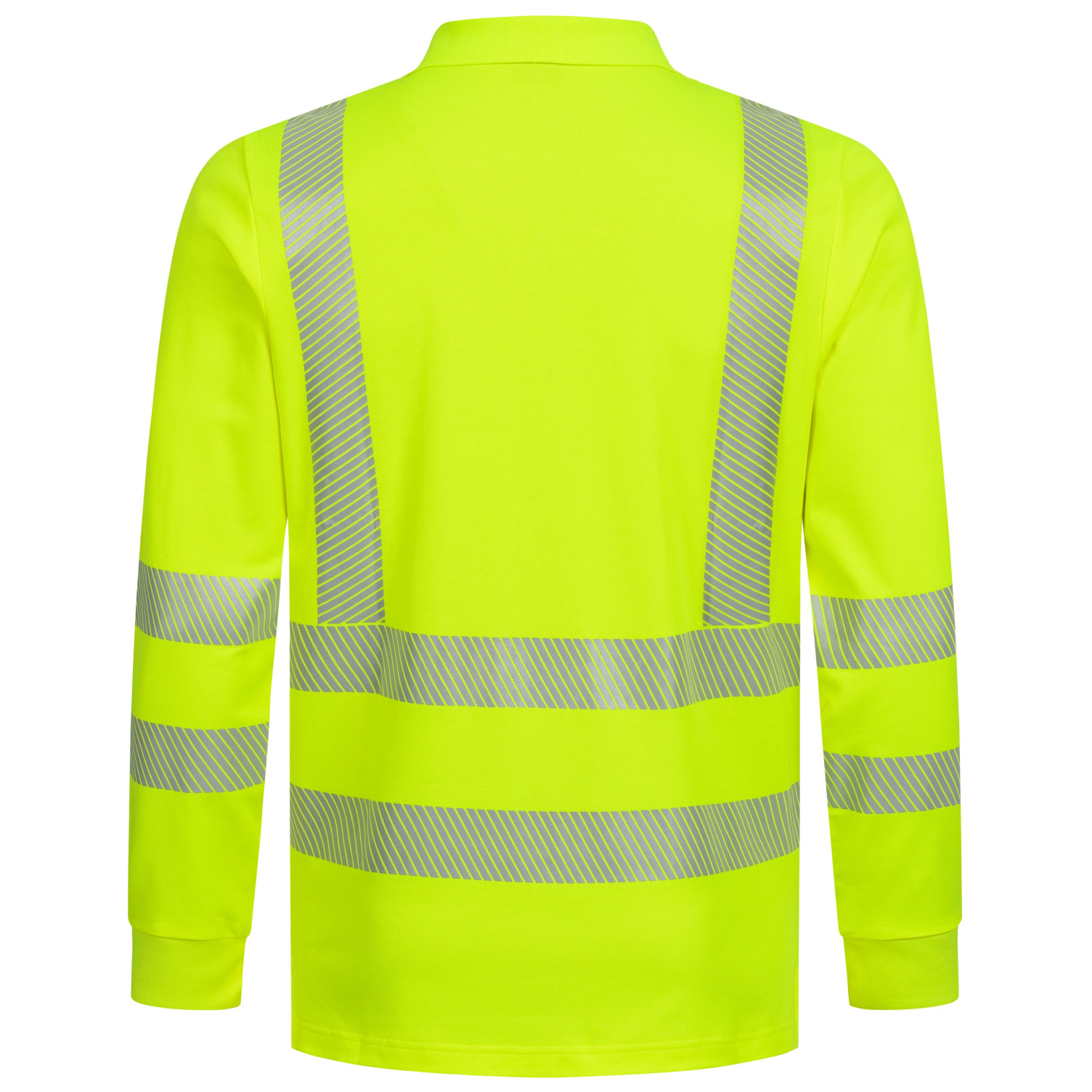 Poloshirt MOTION TEX VIZ Warn-Langarm-Poloshirt