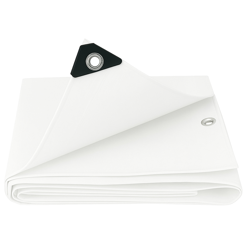 PE-Gewebeplane 180g/m² Weiss