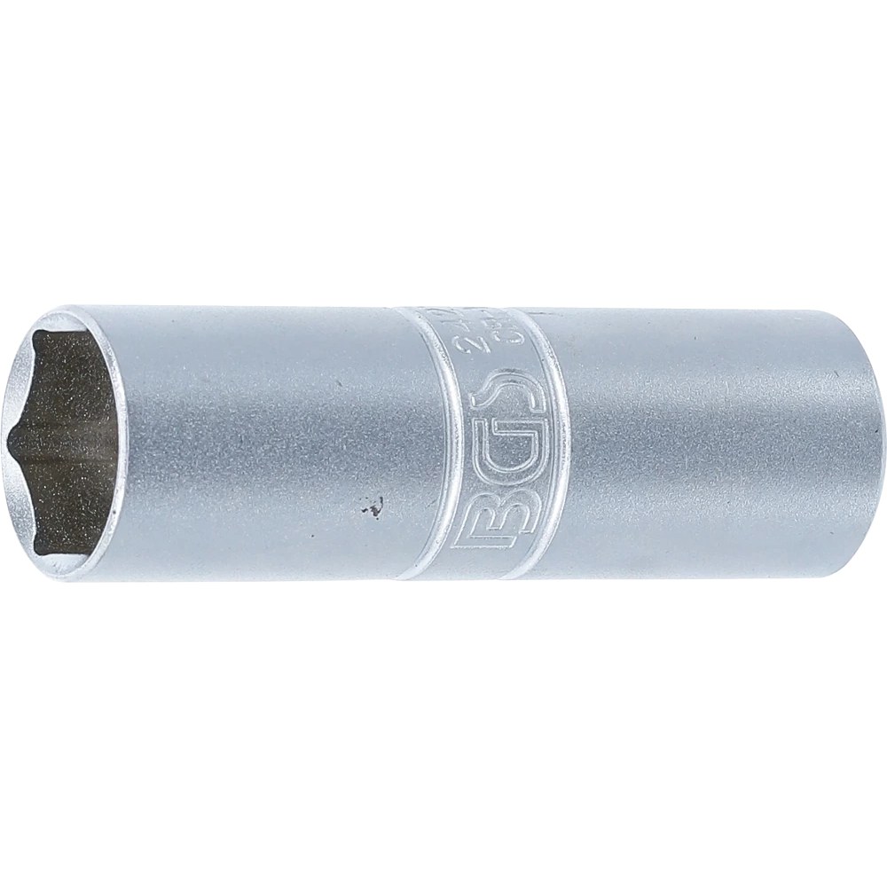 Zündkerzen-Einsatz Sechskant, dünnwandig, Antrieb Innenvierkant 12,5 mm (1/2"), SW 16 mm