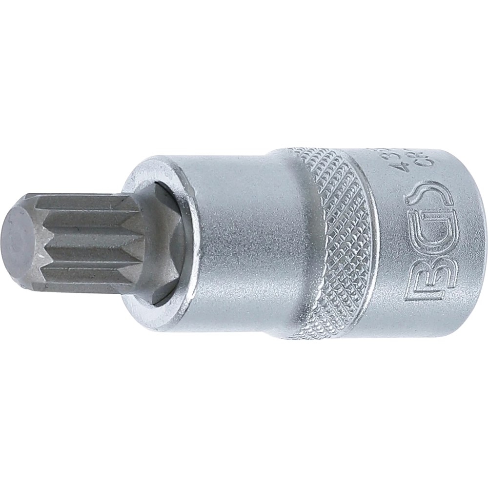 Bit-Einsatz, Antrieb Innenvierkant 12,5 mm (1/2"), Innenvielzahn (für XZN) M12