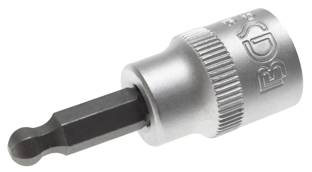 Bit-Einsatz, Antrieb Innenvierkant 10 mm (3/8"), Innensechskant mit Kugelkopf 5,5 mm