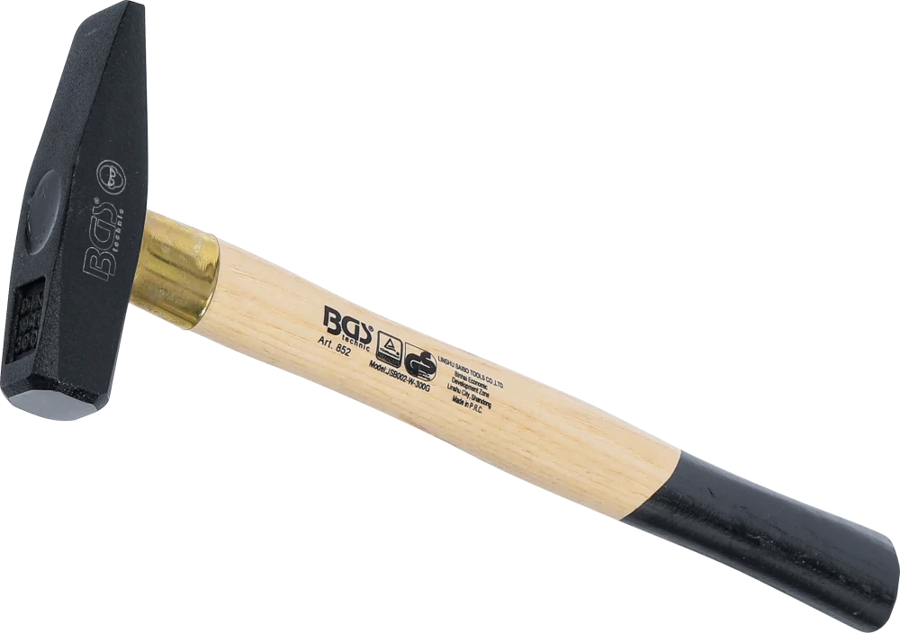 Schlosserhammer, Holz-Stiel, DIN 1041, 300 g