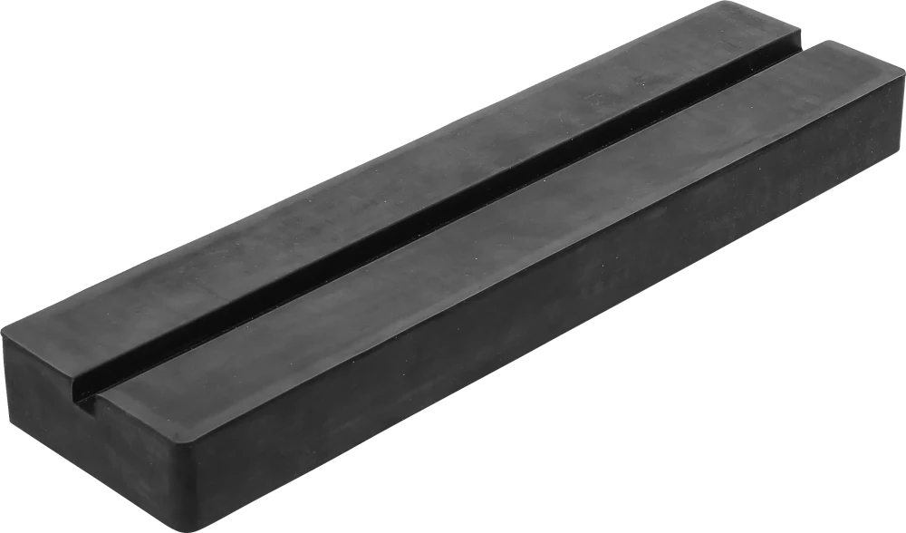 Gummiauflage, mit Nut, für Hebebühnen, 373 x 100 x 35 mm
