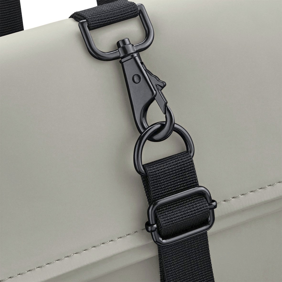 Tasche – Matte PU Roll-Top Backpack