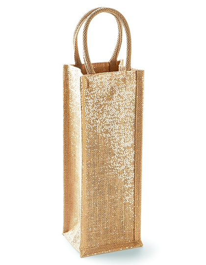 Tasche – Shimmer Jute Bottle Bag