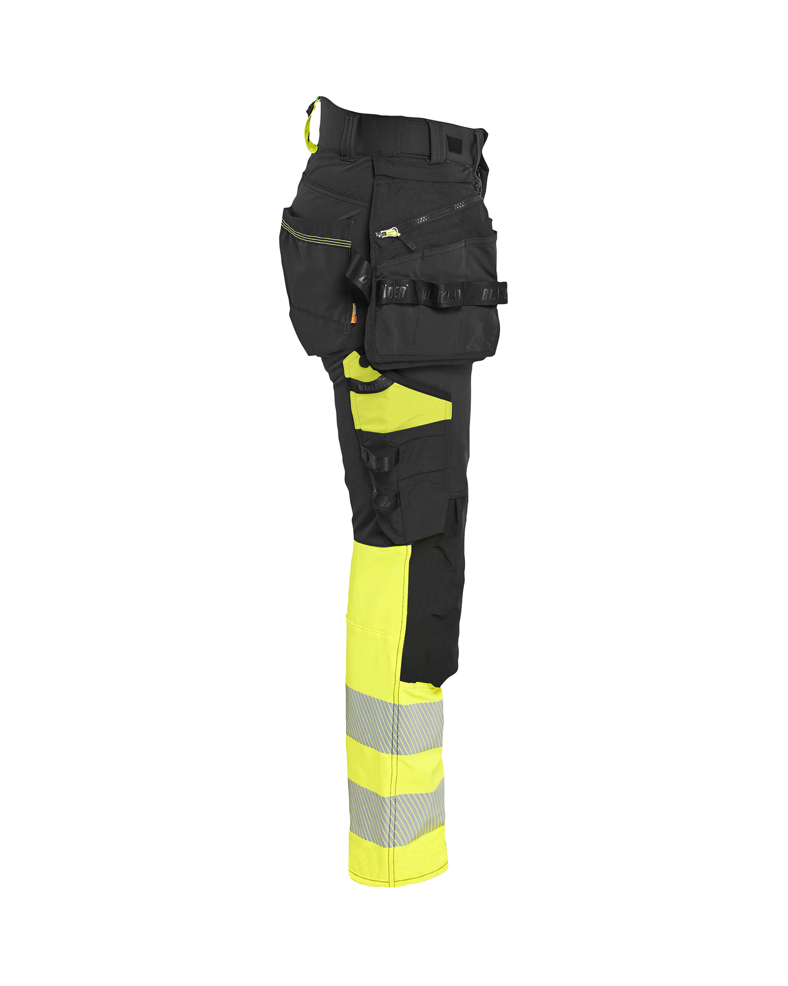 Damen High Vis Arbeitshose 4-Wege-Stretch