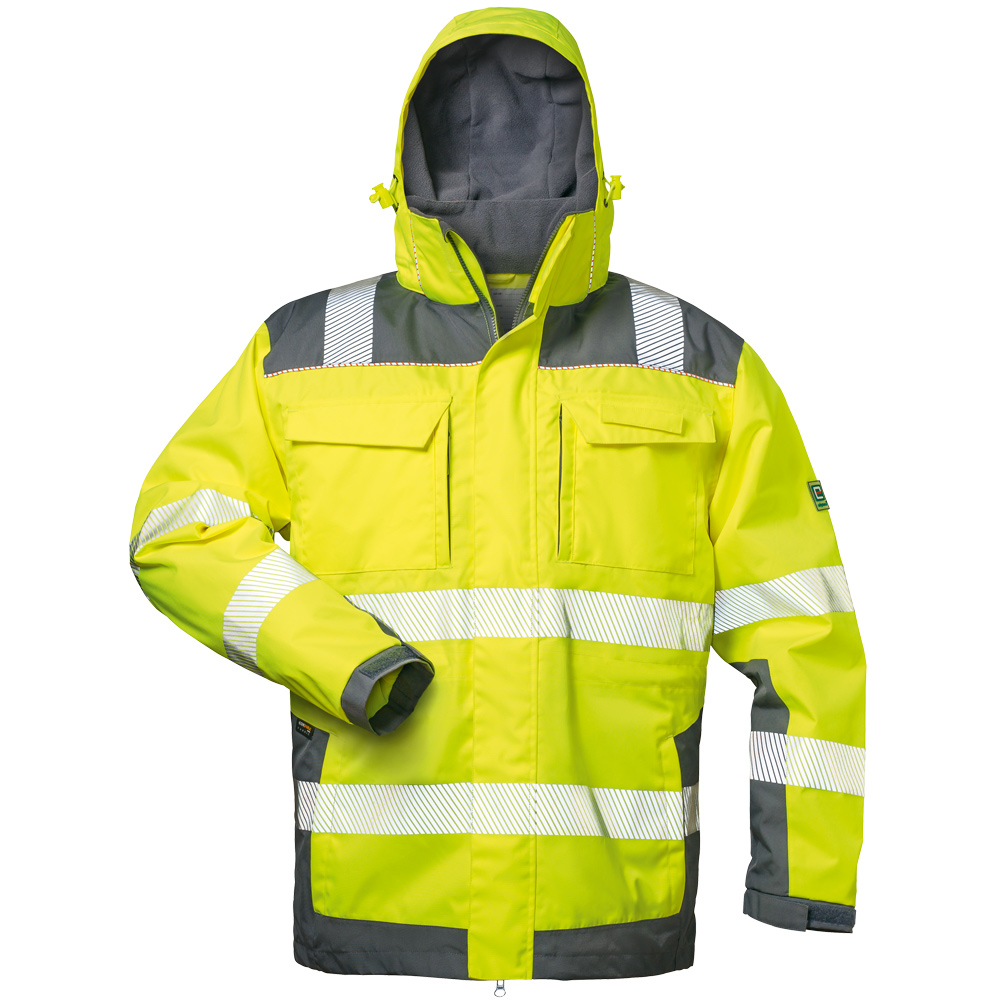 2IN1 Warnschutzjacke Gelb/Grau Rufus