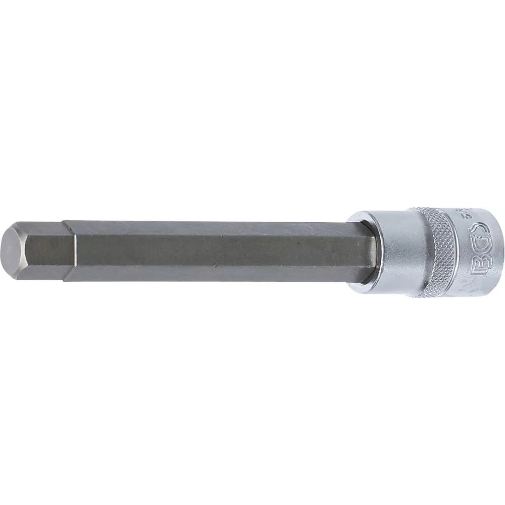 Bit-Einsatz, Länge 140 mm, Antrieb Innenvierkant 12,5 mm (1/2"), Innensechskant 13 mm