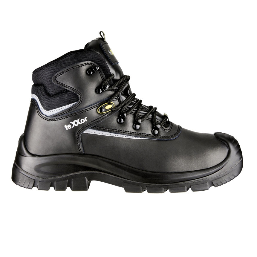 teXXor® S3-Sicherheitsschnürstiefel DIJON schwarz