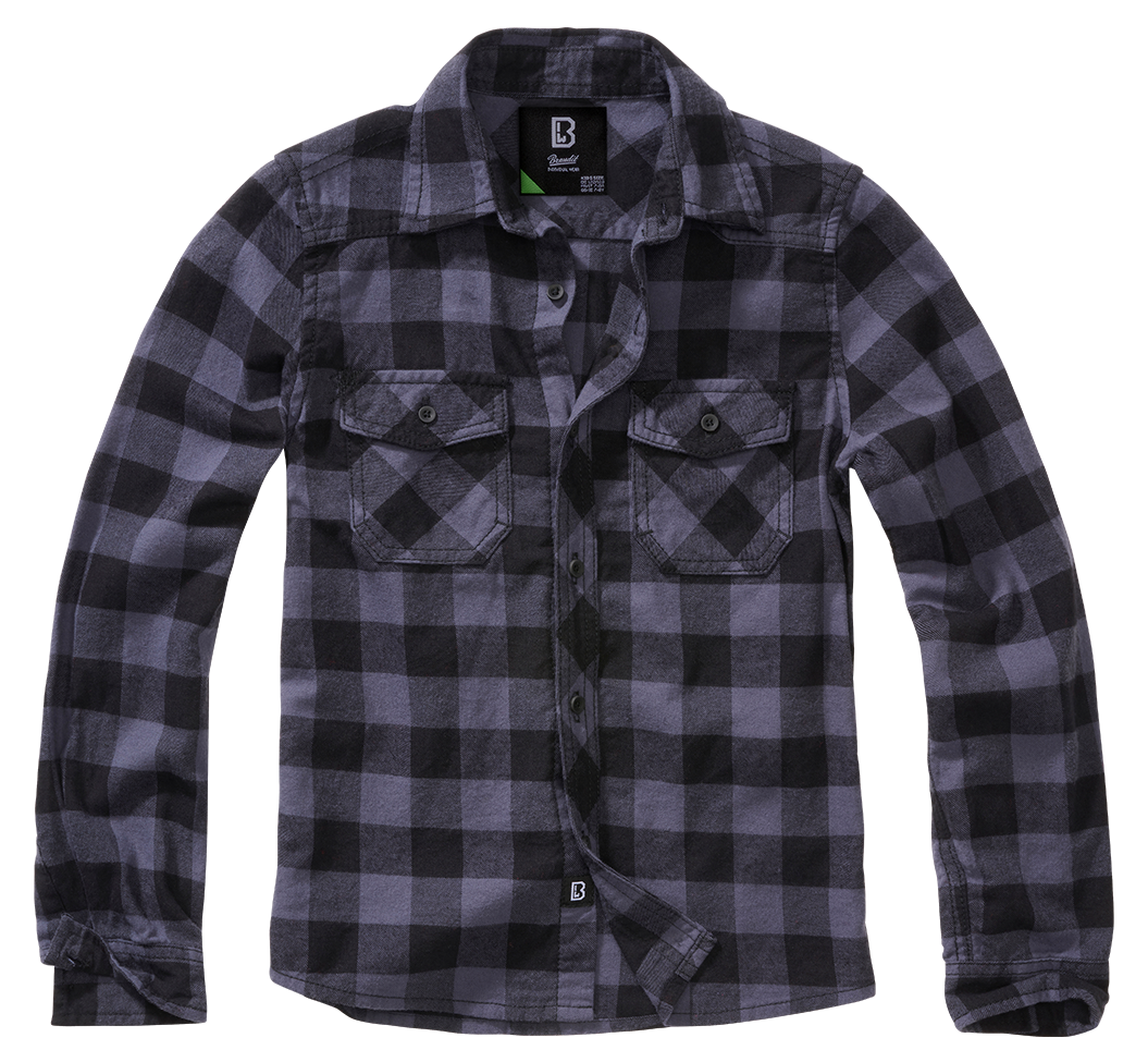 Kids Check Shirt Long Sleeve