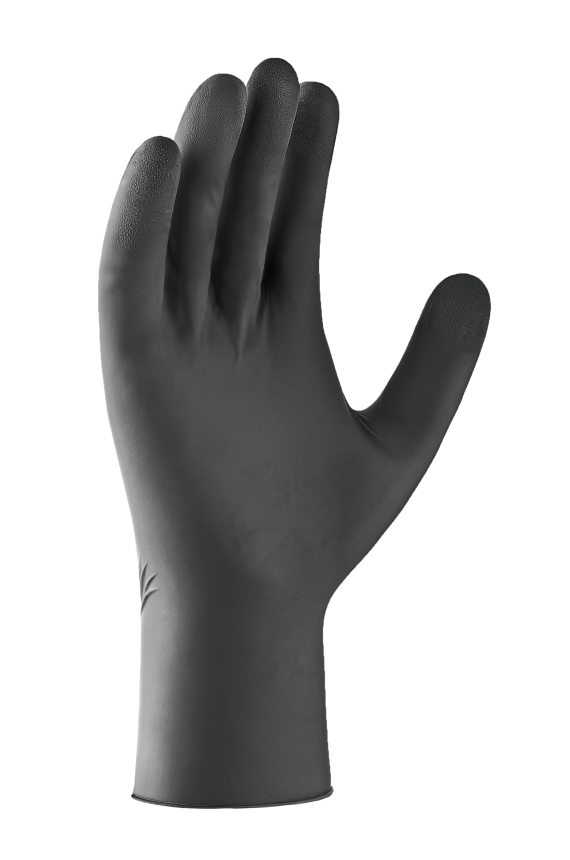 teXXor® Nitril-Einweg-Handschuhe schwarz schwarz