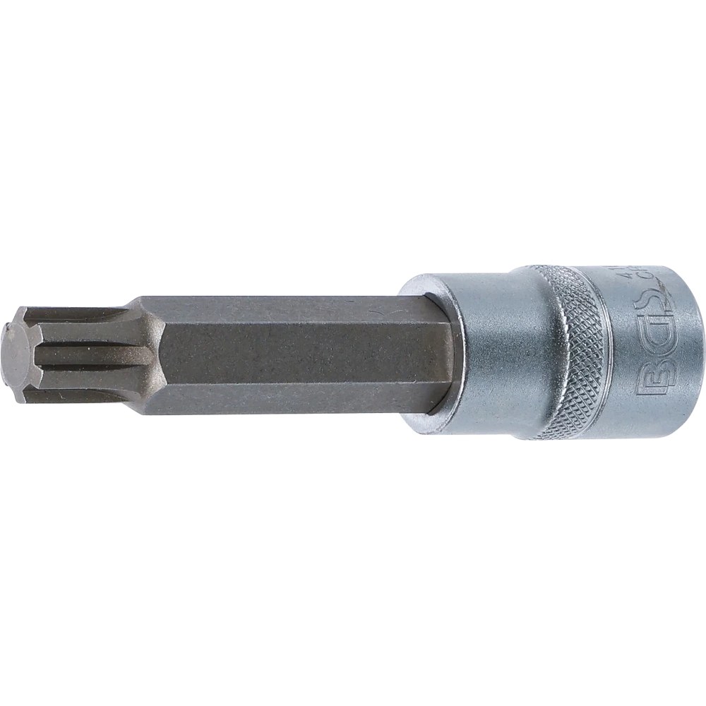 Bit-Einsatz, Länge 100 mm, Antrieb Innenvierkant 12,5 mm (1/2"), Keil-Profil (für RIBE) M13
