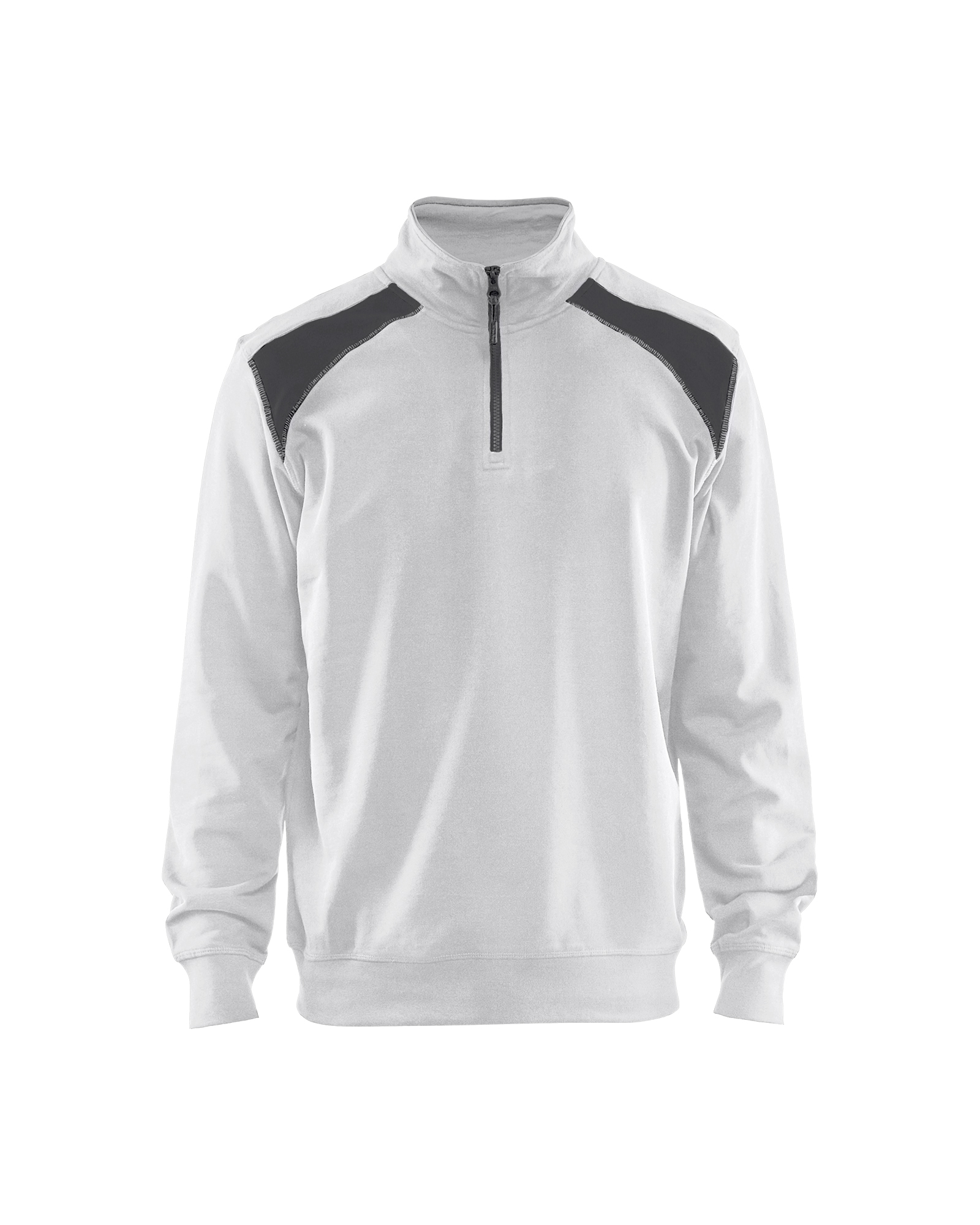 Sweatshirt Half-Zip 2-farbig