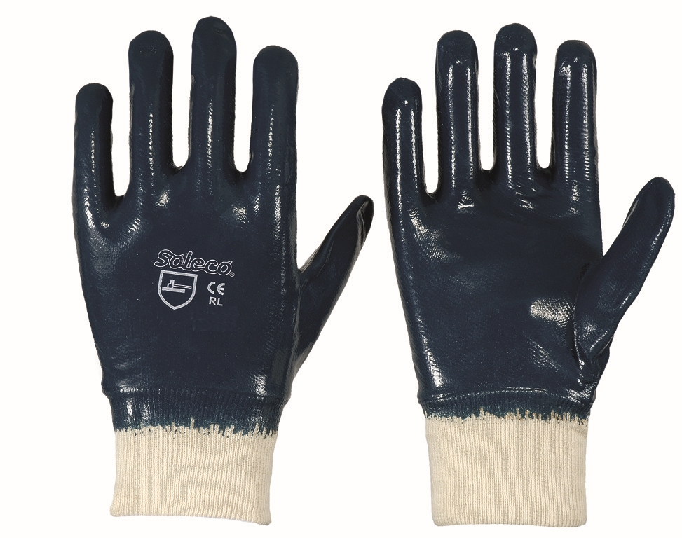 Soleco® | Baumwoll-Trikot-Handschuh | Nitril-Beschichtung