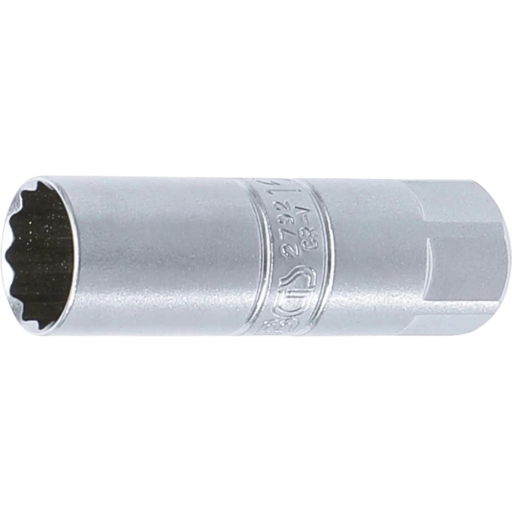 Zündkerzen-Einsatz Zwölfkant, Antrieb Innenvierkant 10 mm (3/8"), SW 16 mm