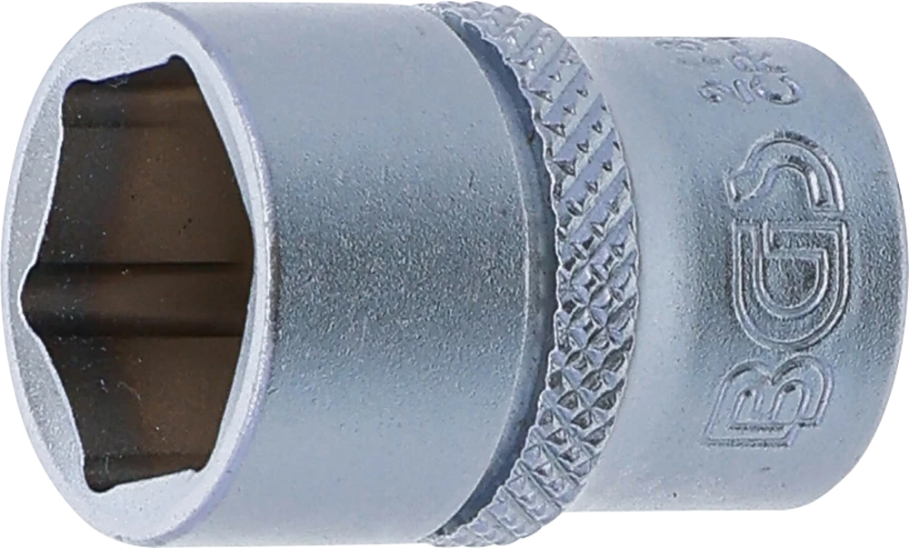 Steckschlüssel-Einsatz Sechskant, Antrieb Innenvierkant 6,3 mm (1/4"), SW 13 mm