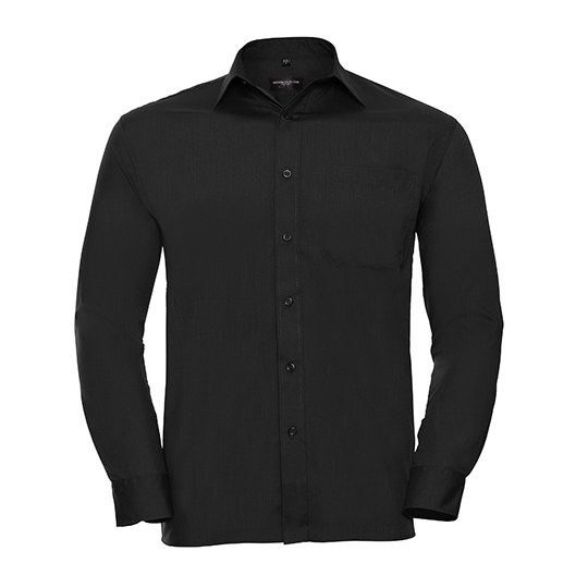 Hemd – Men's Long Sleeve Classic Polycotton Poplin Shirt