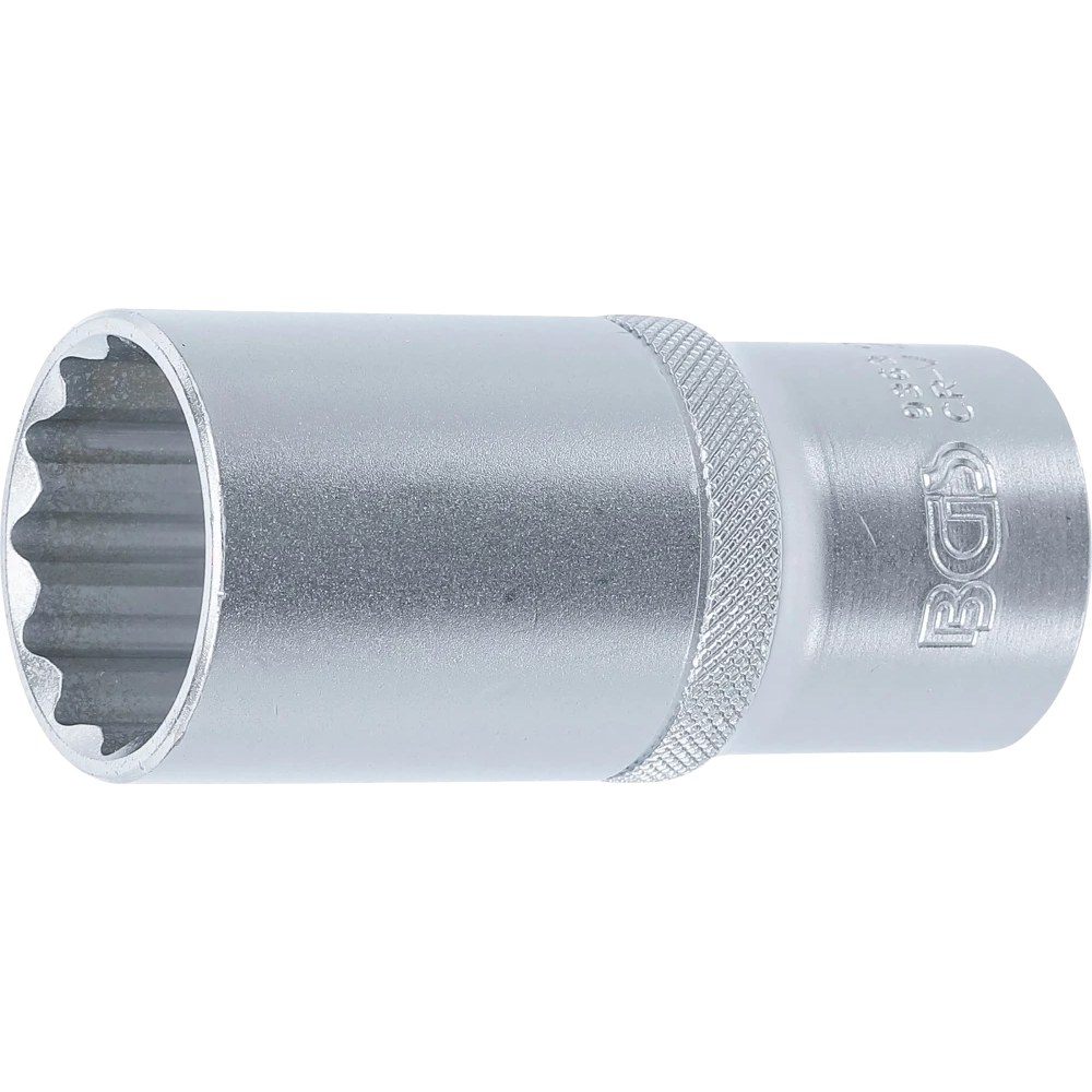 Steckschlüssel-Einsatz Zwölfkant, tief, Antrieb Innenvierkant 12,5 mm (1/2"), SW 27 mm