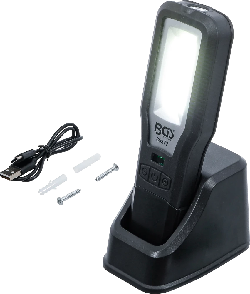 COB-LED Arbeits-Leuchte, klappbar, mit Ladestation