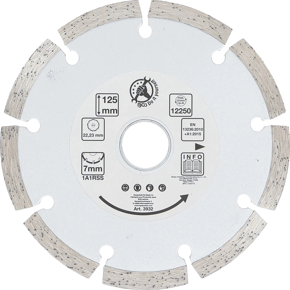 Segment-Trennscheibe, Ø 125 mm