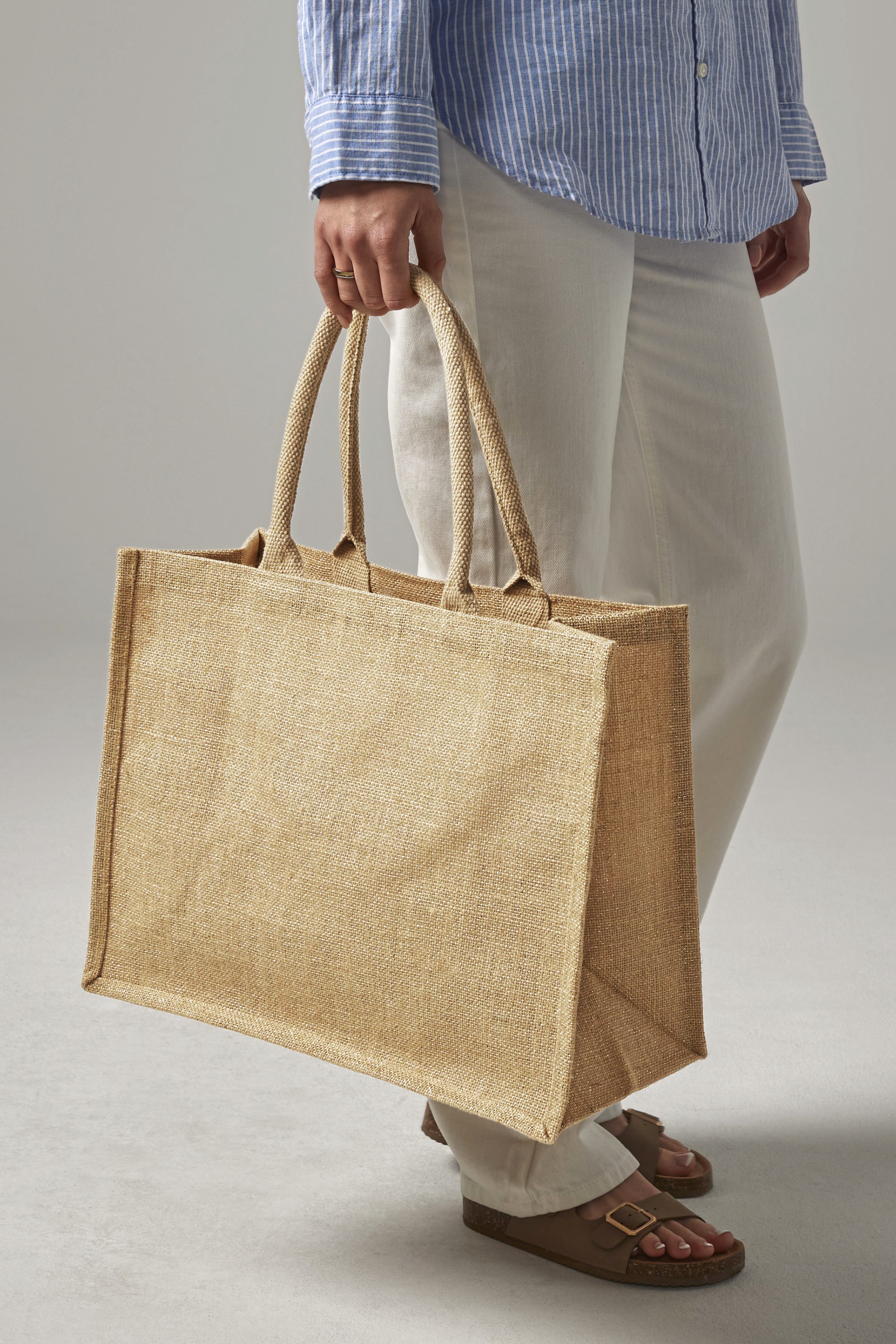 Tasche – Shimmer Jute Shopper