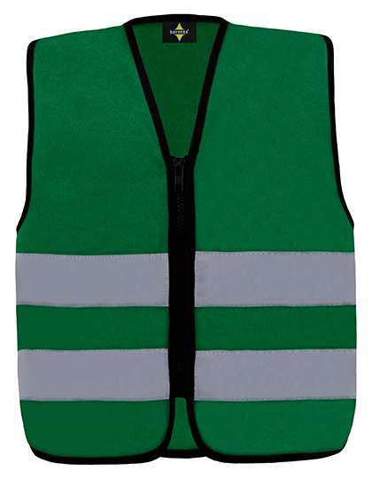 Weste – Kids´ Hi-Vis Safety Vest With Front Zipper Aalborg
