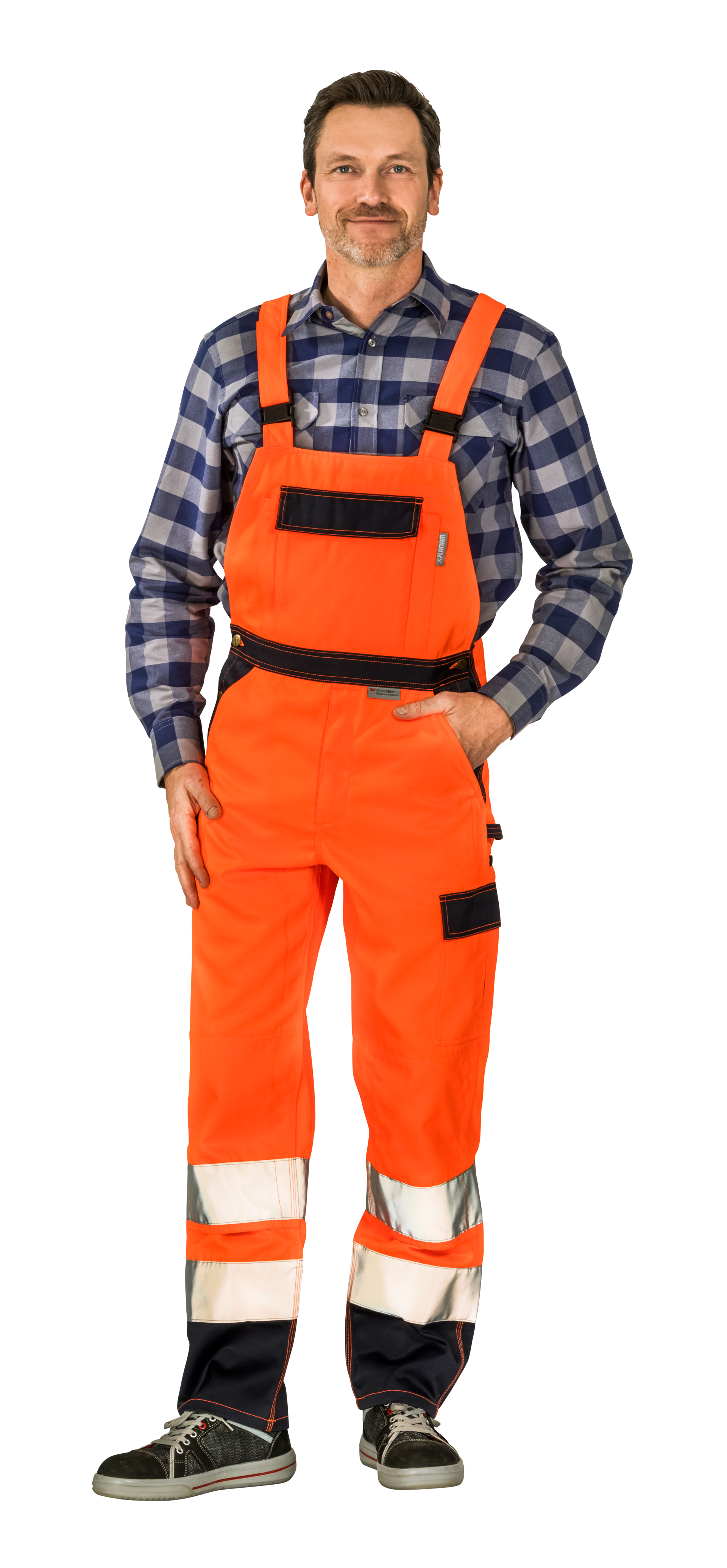PLANAM Latzhose Warnschutz