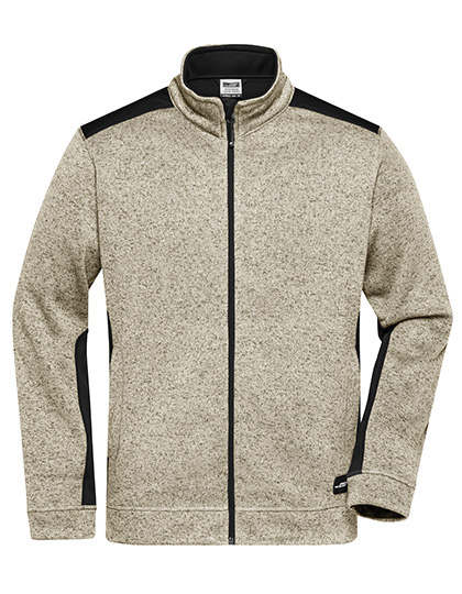 Men´s Knitted Workwear Fleece Jacket -STRONG