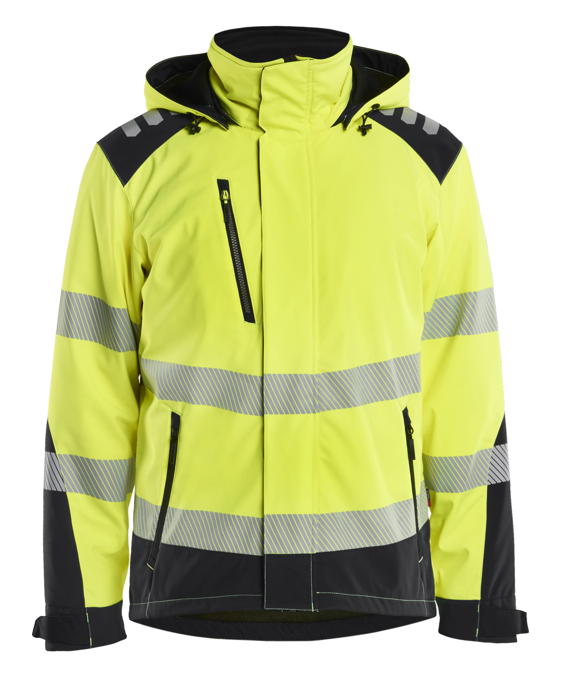 High Vis Softshell Winterjacke