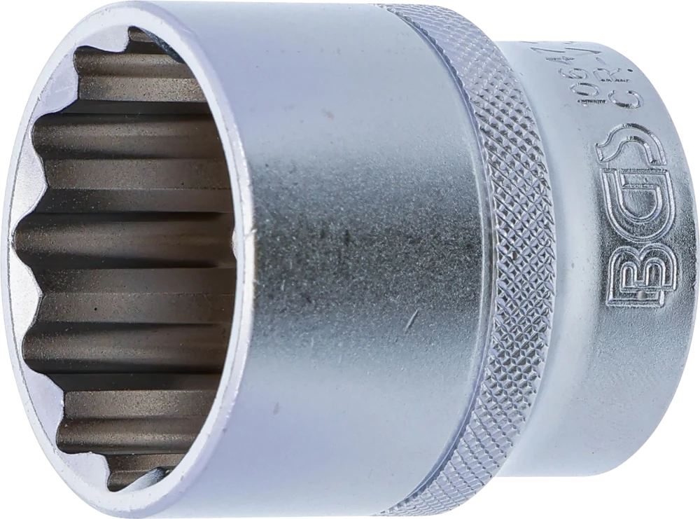 Steckschlüssel-Einsatz Zwölfkant, Antrieb Innenvierkant 12,5 mm (1/2"), SW 32 mm