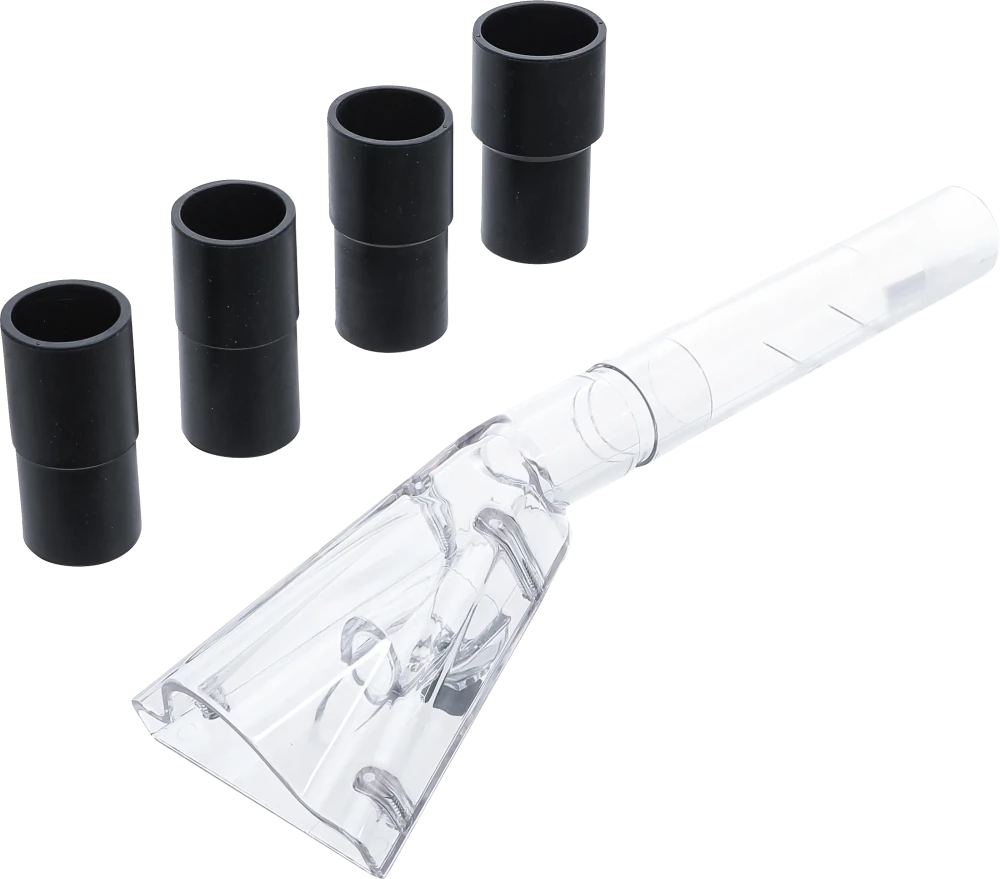 Saugaufsatz für Druckluft-Reinigungspistole, groß, mit 4 Adaptern, für Art. 70150