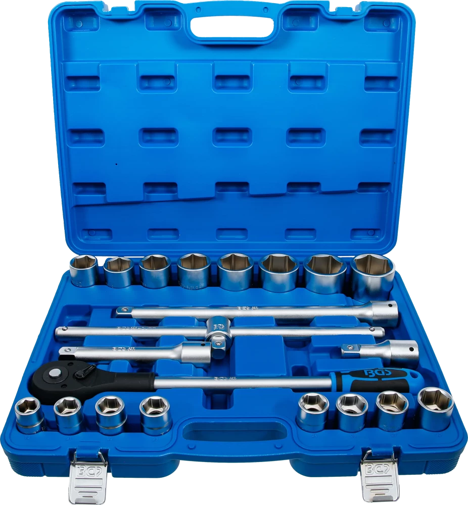 Steckschlüssel-Satz, Antrieb 20 mm (3/4"), 21-tlg.
