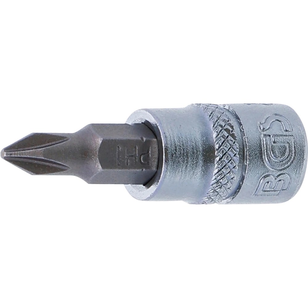 Bit-Einsatz, Antrieb Innenvierkant 6,3 mm (1/4"), Kreuzschlitz PH1