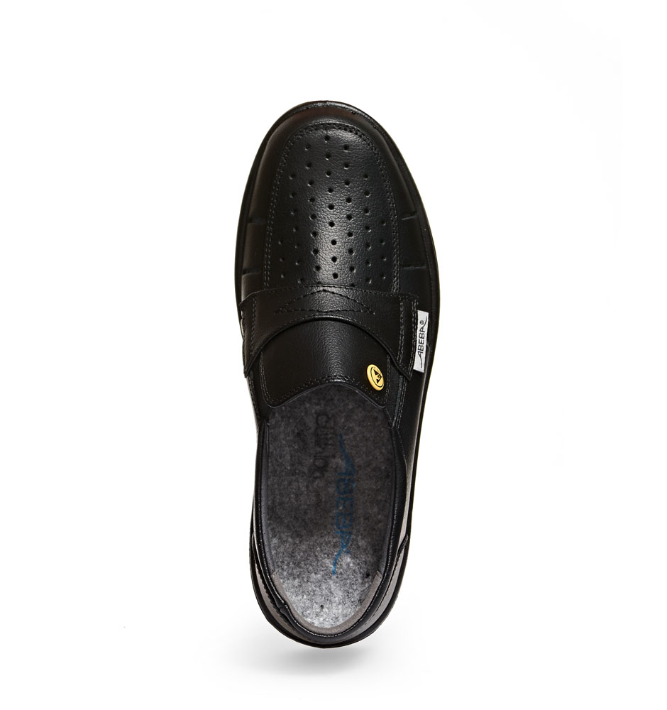 Abeba O1 Berufsslipper AIR CUSHION schwarz ESD
