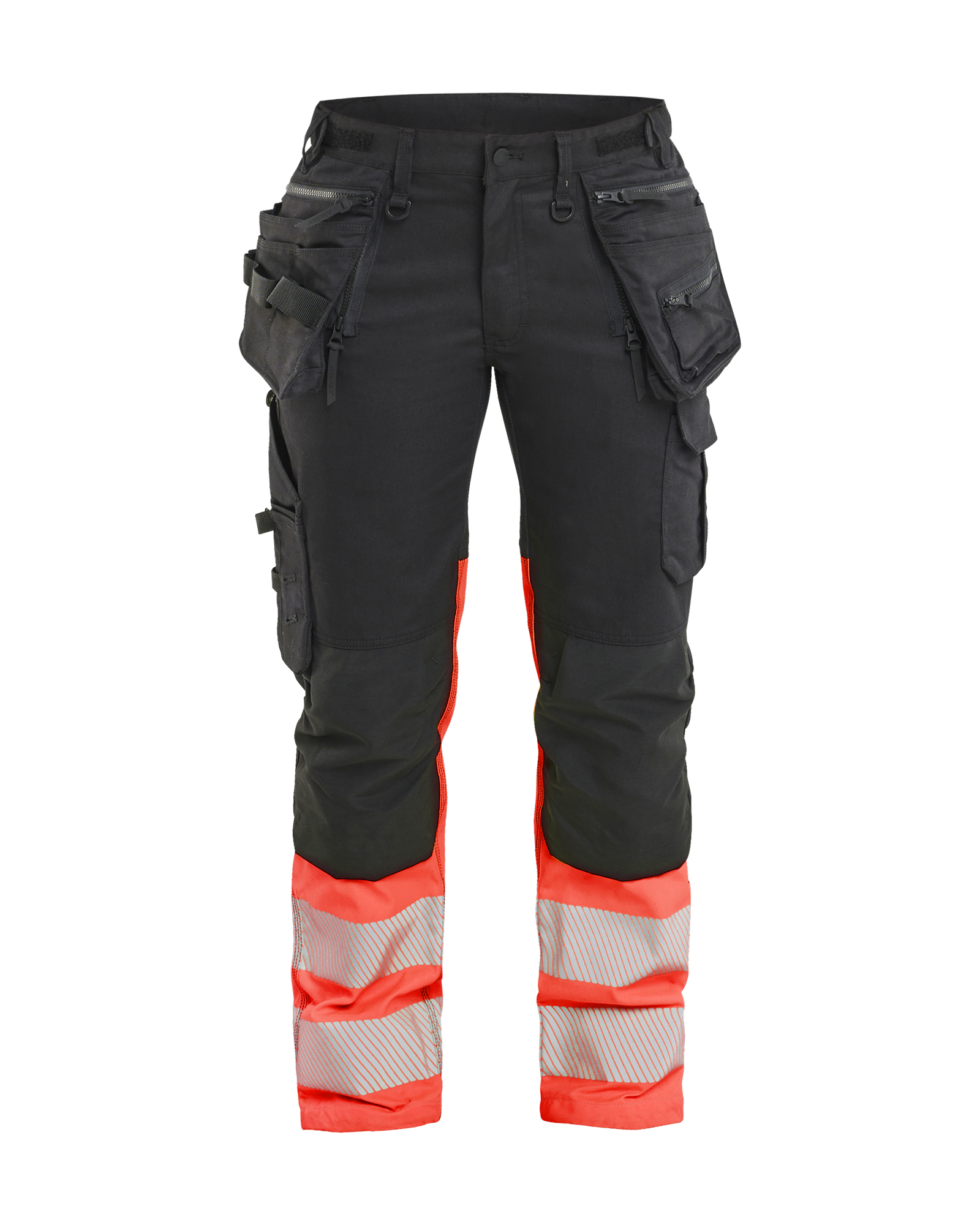 Damen High Vis Arbeitshose Stretch