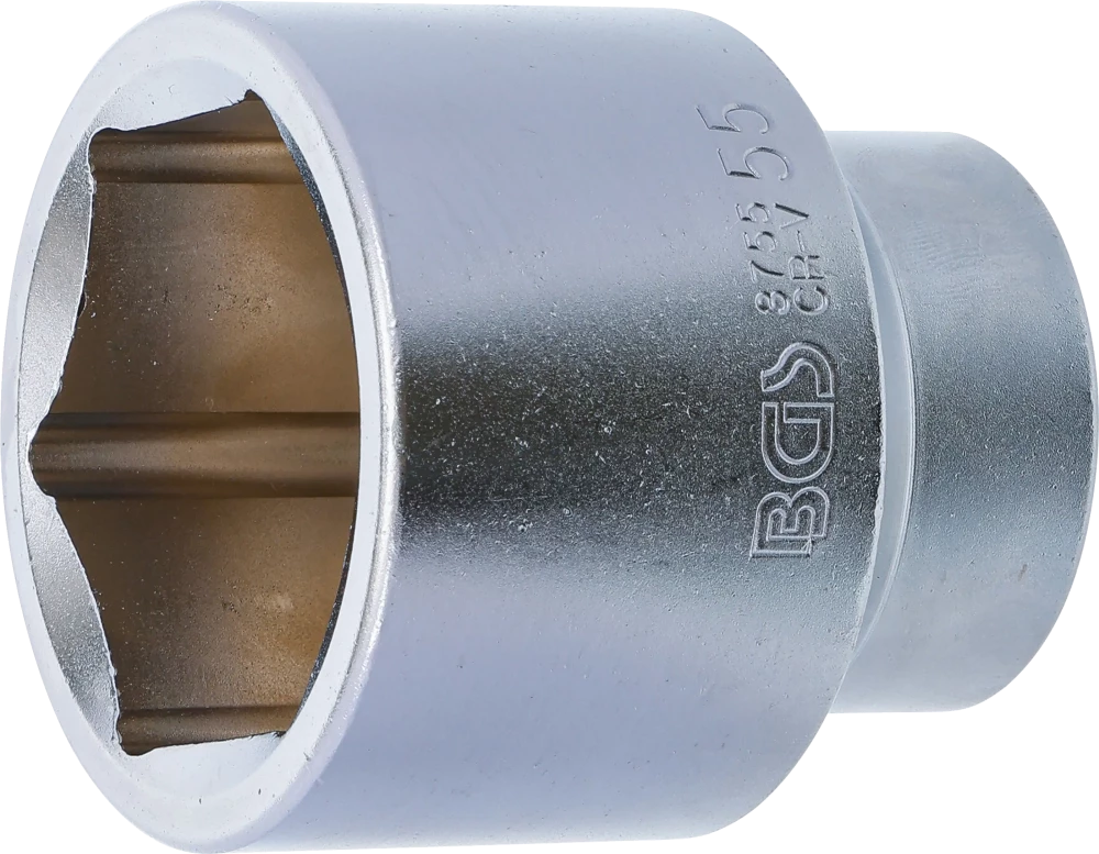 Steckschlüssel-Einsatz Sechskant, Antrieb Innenvierkant 25 mm (1"), SW 55 mm