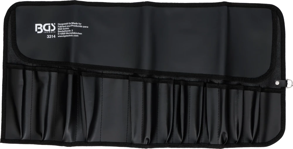 Rolltasche für Werkzeug mit 15 Fächern, 660 x 320 mm, leer