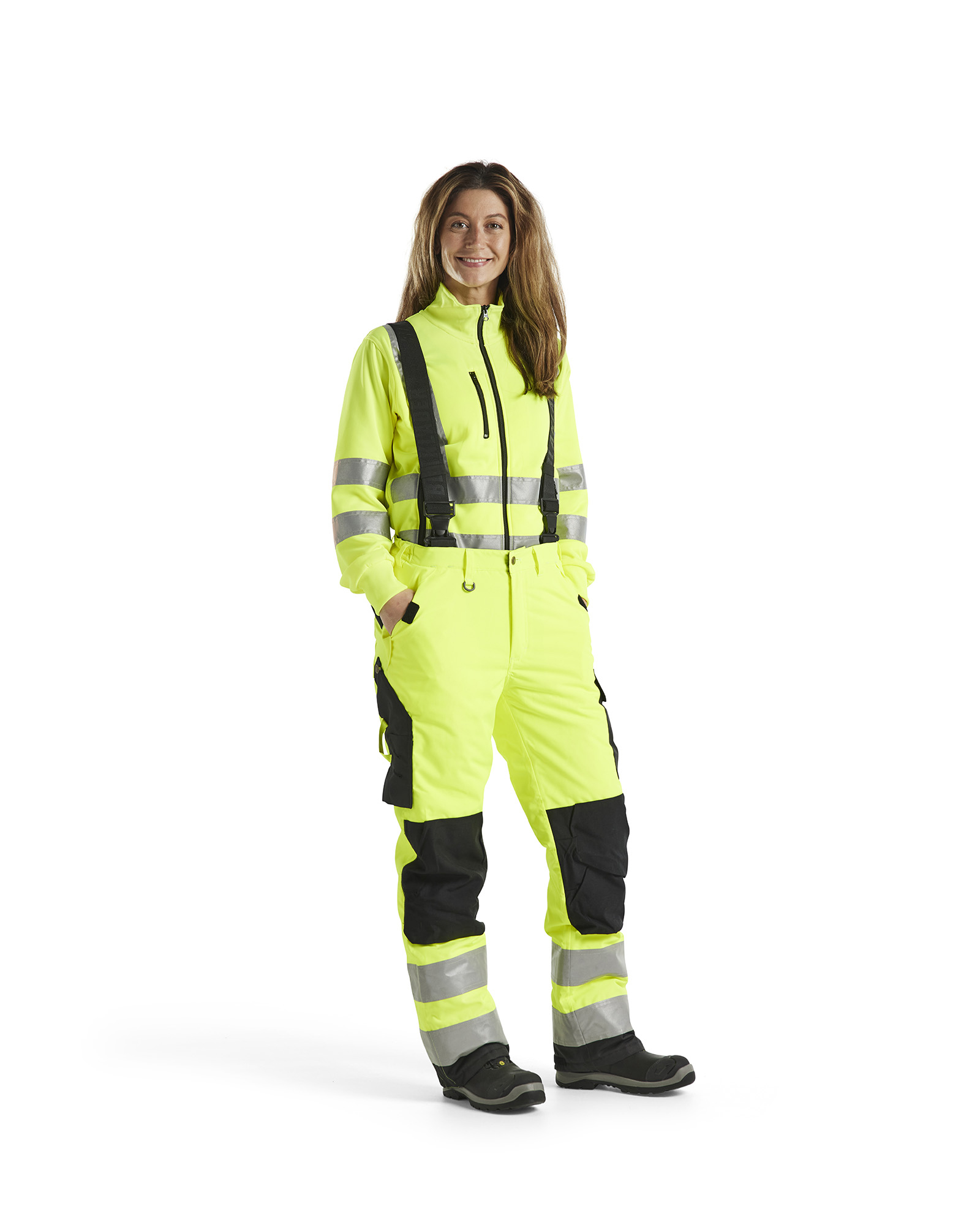 Damen High Vis Winter Arbeitshose